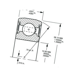Łożysko kulkowe 202NPP9 Timken 0087796045224