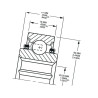 Łożysko kulkowe 206KPP3 Timken 0087796040625