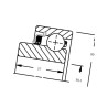 Łożysko kulkowe 208KP2 Timken 0087796041158
