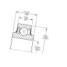 Łożysko kulkowe 208KRR4 Timken 0087796313873