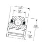 Łożysko kulkowe W208PPB16 Timken 0087796041387