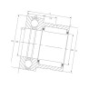 Łożysko igiełkowo-kulkowe wzdł NKX20ZXL INA/FAG 4012802733181