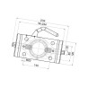 Płyta Adaptacyjna Układ 140x80 M20 Scharmuller
