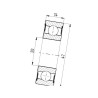 Łożysko kulkowe 20x47x14 , 62042RS - FŁT