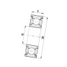 Łożysko kulkowe 10x30x9 , 62002RS - FŁT