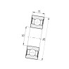 Łożysko kulkowe 13x35x11 , 6202ZZ - FŁT