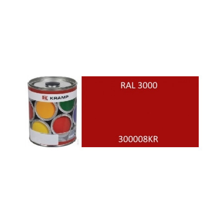 Lakier do maszyn RAL, 3000 czerwony ognisty 1 l