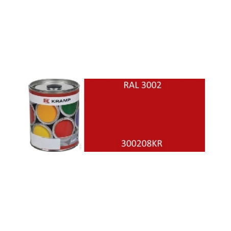 Lakier do maszyn RAL, 3002 czerwony karminowy 1 l
