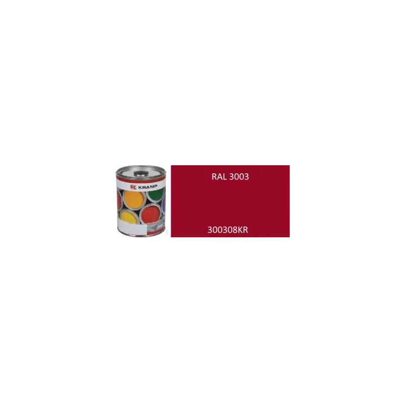 Lakier do maszyn RAL, 3003 rubinowy 1 l