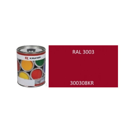 Lakier do maszyn RAL, 3003 rubinowy 1 l
