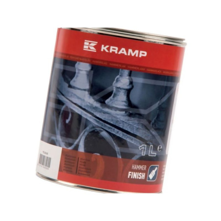 Lakier młotkowy , aluminiowy 1 L