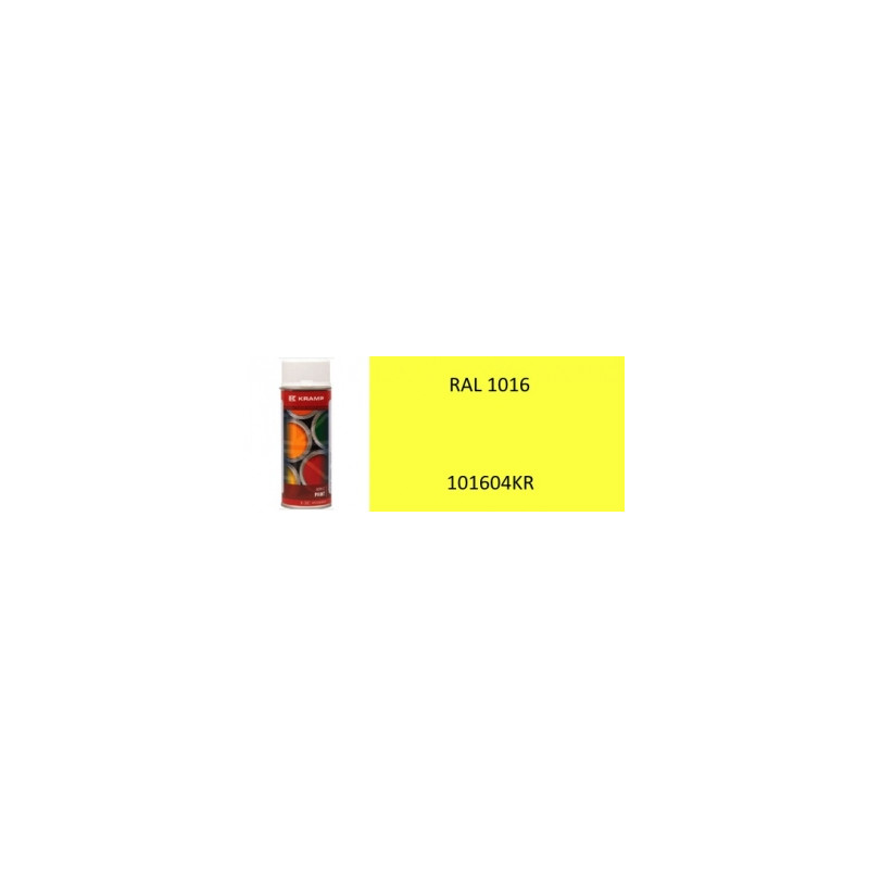 Lakier do maszyn RAL, 1016 żółty siarkowy 400 ml