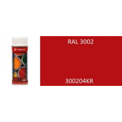 Lakier do maszyn RAL, 3002 czerwony karminowy 400 ml