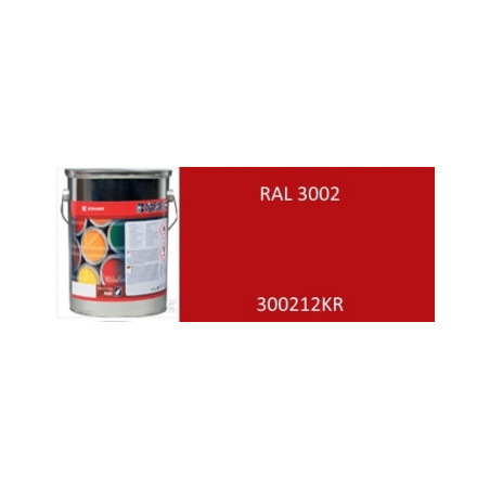Lakier do maszyn RAL, 3002 czerwony karminowy 5 l