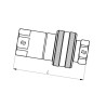 Szybkozłącze wtyczka ISO B wew. 3/8" BSP Faster