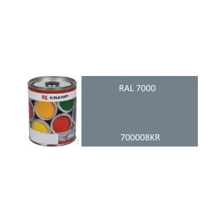 Lakier do maszyn RAL, 7000 szary popielaty 1 l