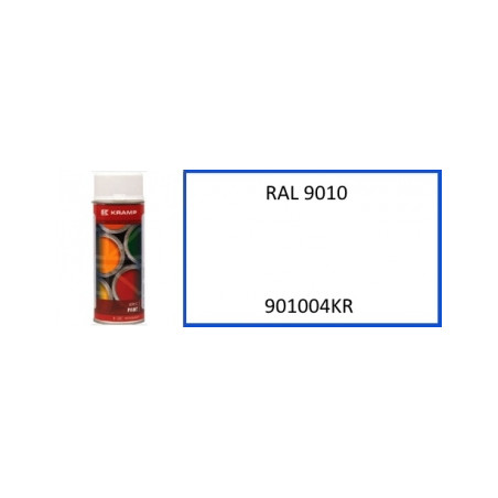 Lakier do maszyn RAL, 9010 biały alpejski 400 ml
