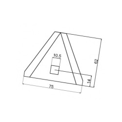 Ostrze do sieczkarni KD1520046 Kverneland 9001520046005