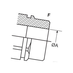 Szybkozłącze gniazdo ISO wew. 1/4" BSP Faster