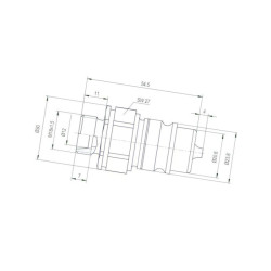 ![CDATA[Szybkozłącze wtyczka ISO 12,5 zew. M18X1,5-12L  Gopart]]