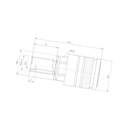 ![CDATA[Szybkozłącze gniazdo ISO 12,5 zew. M18X1,5-12L  Gopart]]
