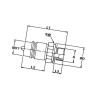 Szybkozłącze wtyczka ISO 12,5 zew. 3/8" BSP STAUFF