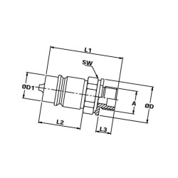 Szybkozłącze wtyczka ISO 10 zew. 3/8" BSP STAUFF