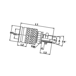Szybkozłącze gniazdo ISO 12,5 zew. M16x1,5-10L STAUFF