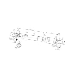Sprężyna gazowa L538,5 510 N CA363952 Stabilus 4046577093249