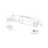 Sprężyna gazowa 518mm 180N Stabilus 668257