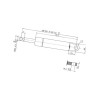 Sprężyna gazowa 257mm 280N Stabilus 052507