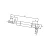 Sprężyna gazowa 586mm 140N Stabilus 477257