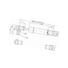 Sprężyna gazowa 344mm 250N Stabilus 9748KS