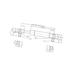 Sprężyna gazowa 525mm 250N Stabilus 094609