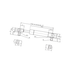 Sprężyna gazowa 685mm 700N Stabilus 085294