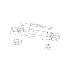 Sprężyna gazowa 525mm 350N Stabilus 094617