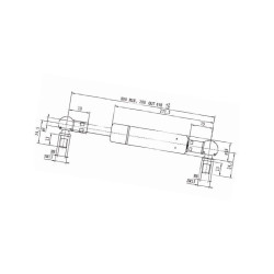 Sprężyna gazowa 498mm 210N Stabilus 047627
