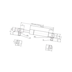 Sprężyna gazowa 445mm 250N Stabilus 094528