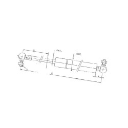 Sprężyna gazowa 405mm 350N Stabilus 095656