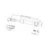 Sprężyna gazowa 605mm 900N Stabilus 656356