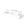 Sprężyna gazowa 309mm 270N Stabilus 960942
