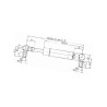 Sprężyna gazowa 173mm 150N Stabilus 9692BH