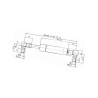 Sprężyna gazowa 173mm 250N Stabilus 9693BC