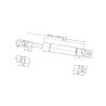Sprężyna gazowa 536mm 180N Stabilus 1409FH