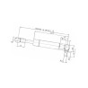 Sprężyna gazowa 205mm 300N Stabilus 256943