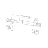 Sprężyna gazowa 325mm 150N Stabilus 752762