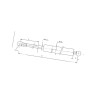 Sprężyna gazowa 445mm 600N Stabilus 2646NZ