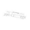 Sprężyna gazowa 540mm 440N Stabilus 4593VX
