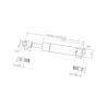 Sprężyna gazowa 225mm 75N Stabilus 105244