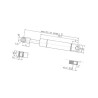 Sprężyna gazowa 600mm 1300N Stabilus 085596